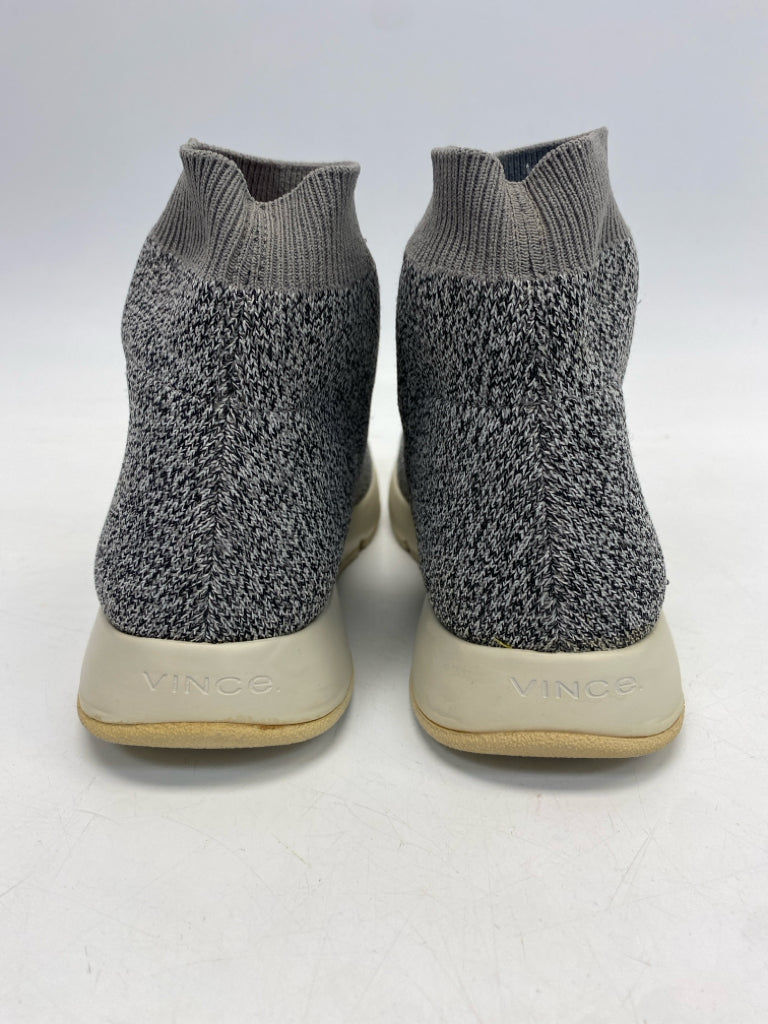 VINCE. US Shoe Size 8 Gray Black Mottled Sneakers