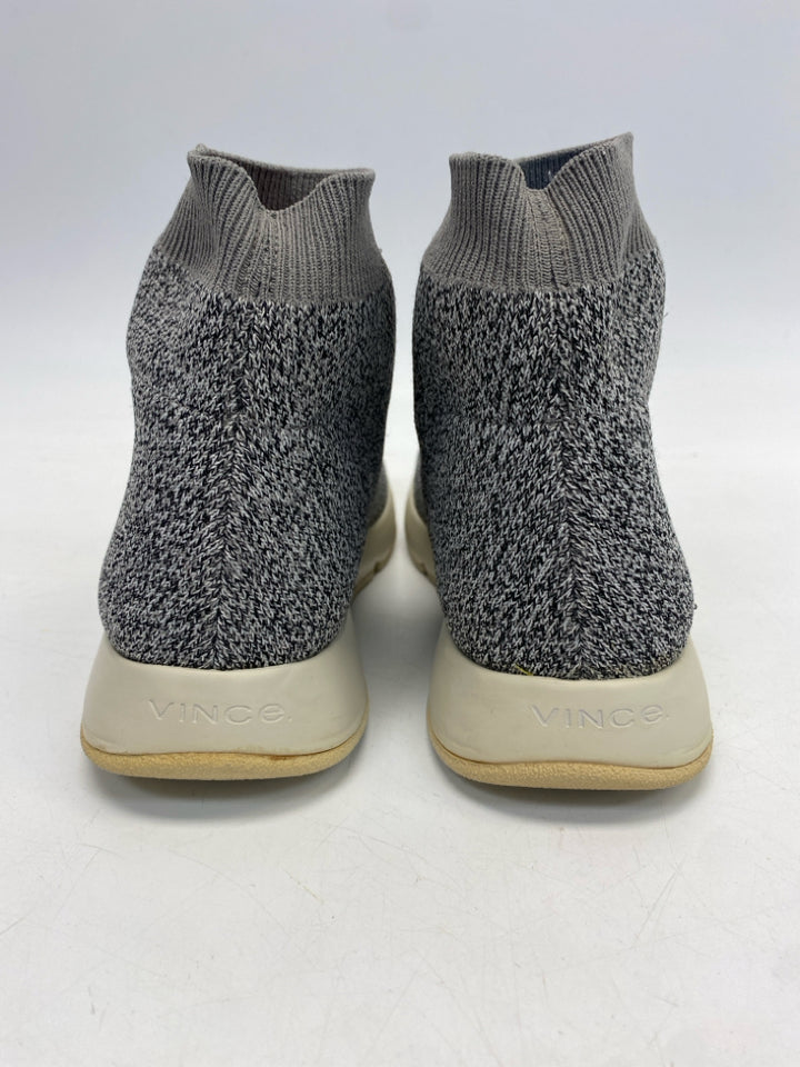 VINCE. US Shoe Size 8 Gray Black Mottled Sneakers