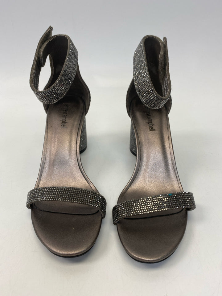 Jeffrey Campbell  Size 8.5 Silver Rhinestone(s) Sandals