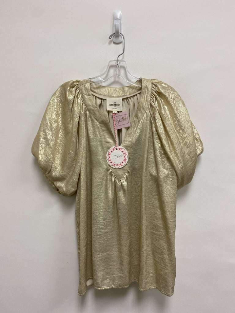 NWT Umgee Size S Cream Shimmery Ladies Top