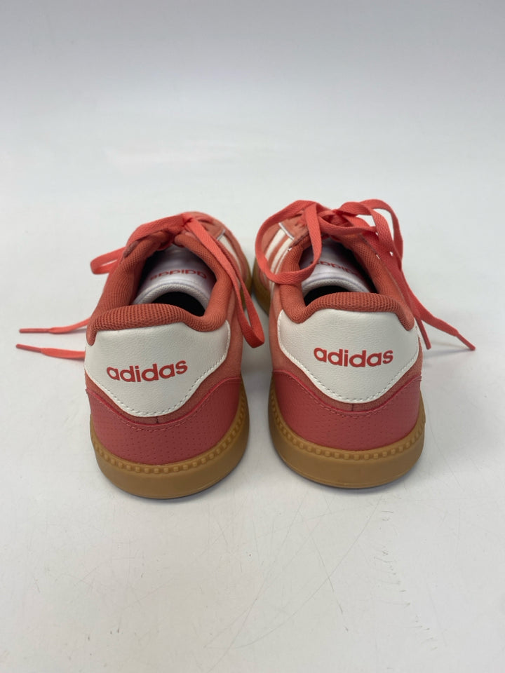 Adidas  Size 8.5 Coral White Lace-up Sneakers