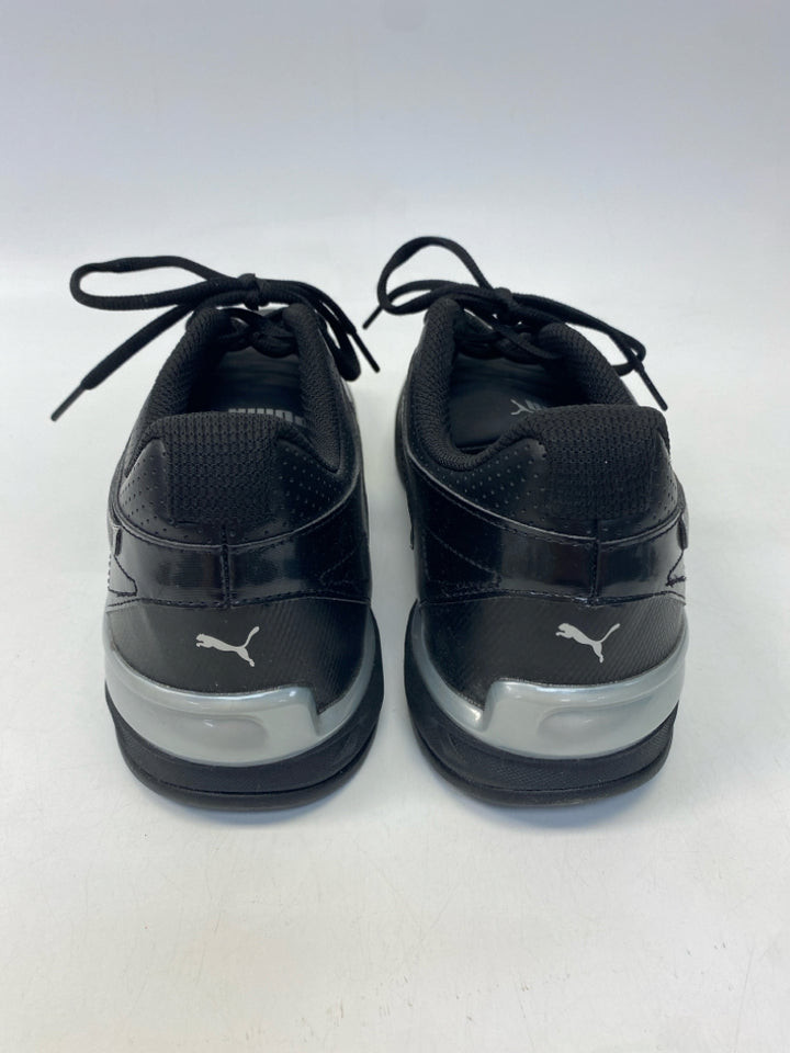NWOT Puma Size 14 Black Silver Lace-Up Men&