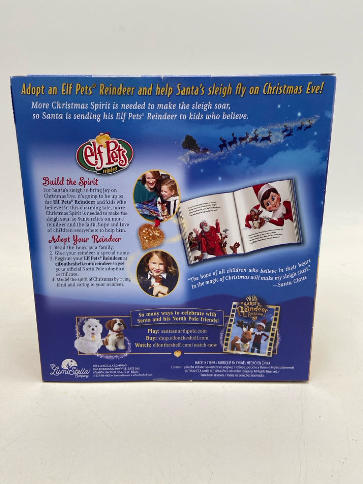 NEW/BOX Brown White Christmas