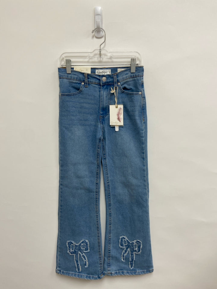 NWT Jessica Simpson SIZE 10 Faded Denim Flared Girl&