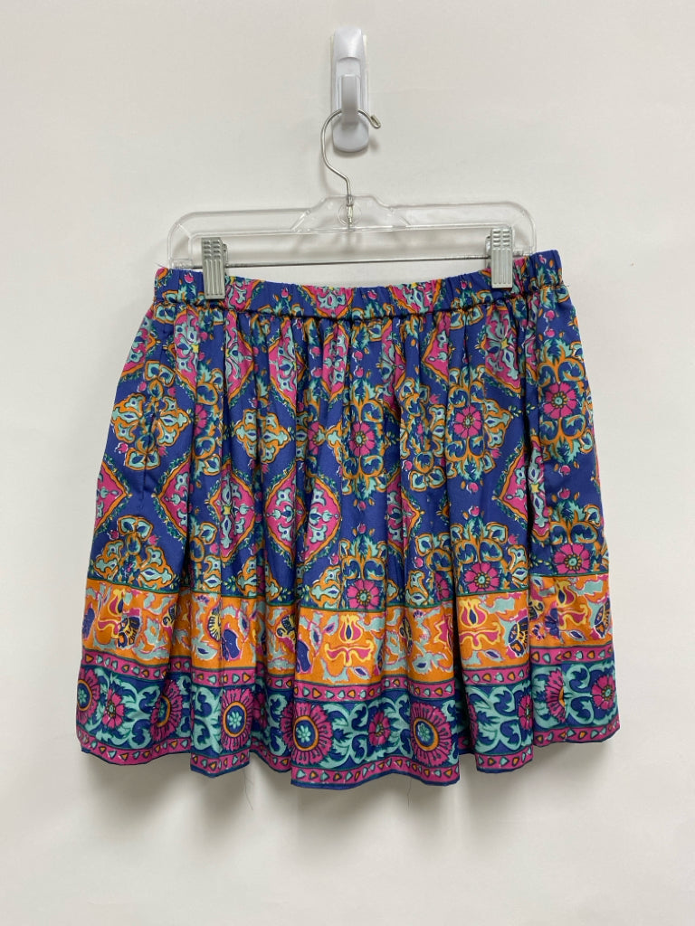 Ralph Lauren SIZE 16 Blue Pink/Orange Print Girl&