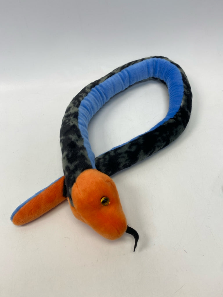 Black/Gray Orange Stuffed Animal
