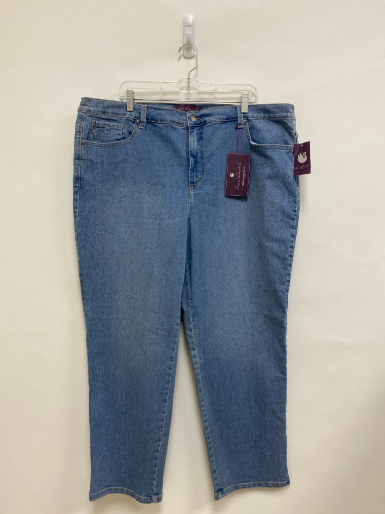 NWT G. Vanderbilt Size 20W Faded Blue Plus Size Jeans