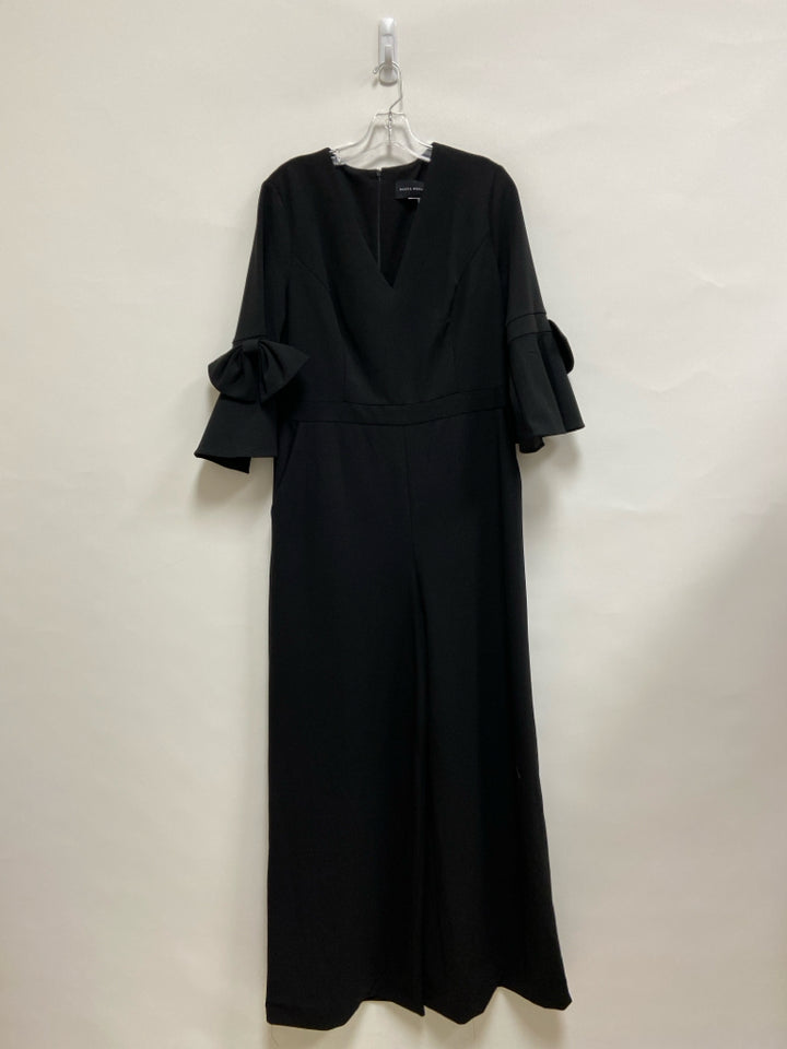 Donna Morgan Size XL Black Ladies Jumpsuit