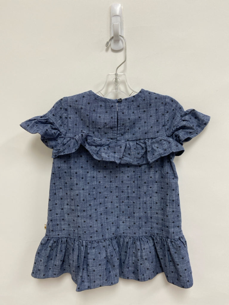 Kate Spade SIZE 3 Blue Black Polka Dot Girl&