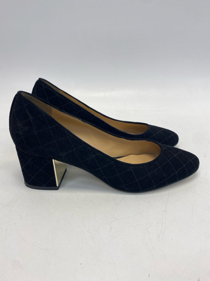 Talbots US Shoe Size 8.5 Black Quilted Heels