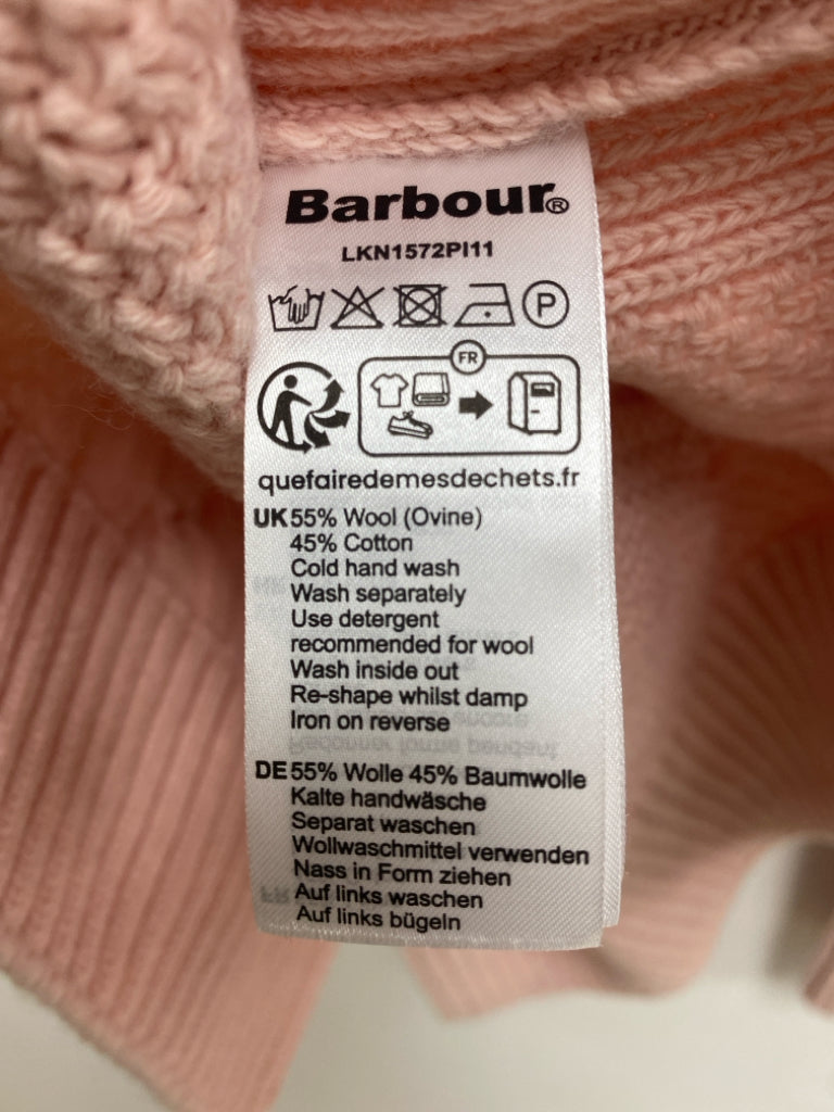 NWT Barbour Size 4 Blush Wool Blend Ladies Sweater
