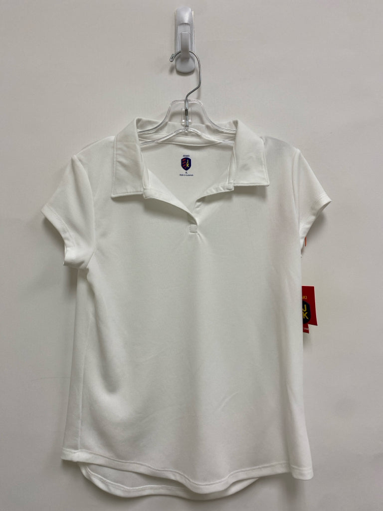 NWT J.KHAKI KIDS SIZE XL White Polo Girl&