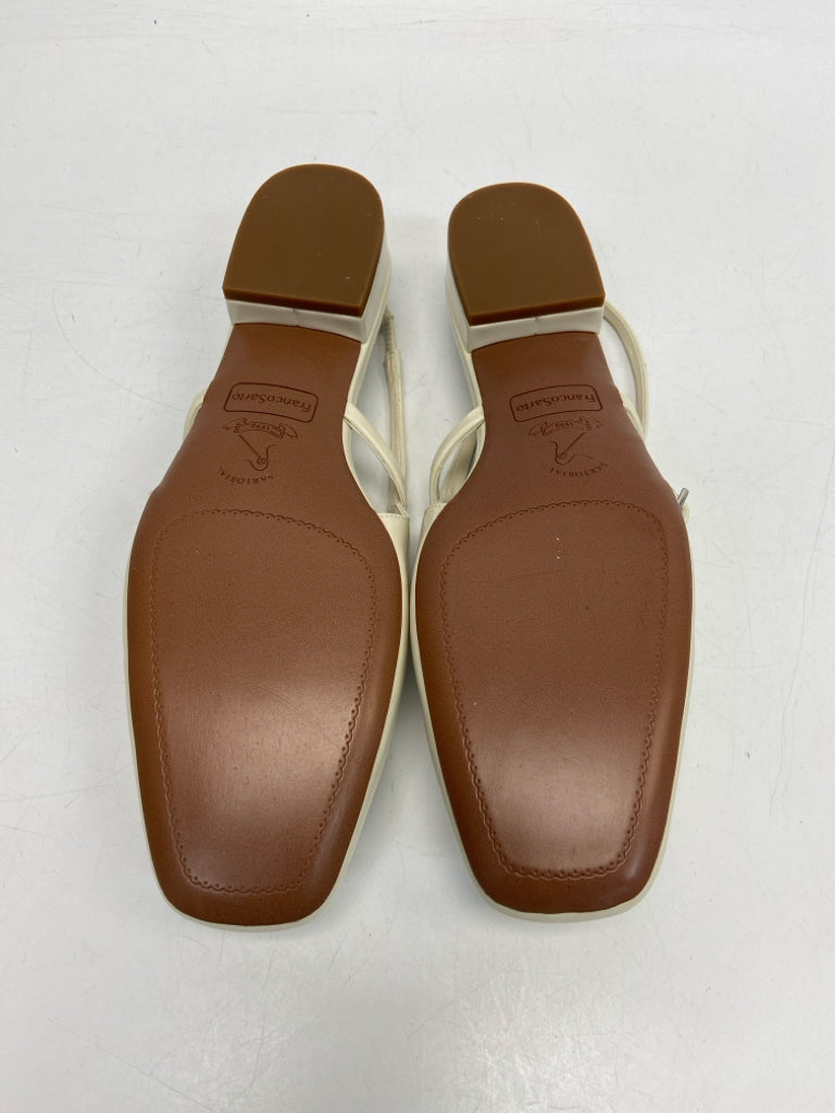 NWOT Franco Sarto  Size 9 Cream Patent Flats