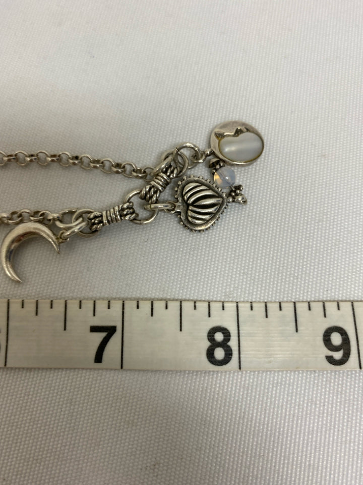 NWT Silver Charms Necklace