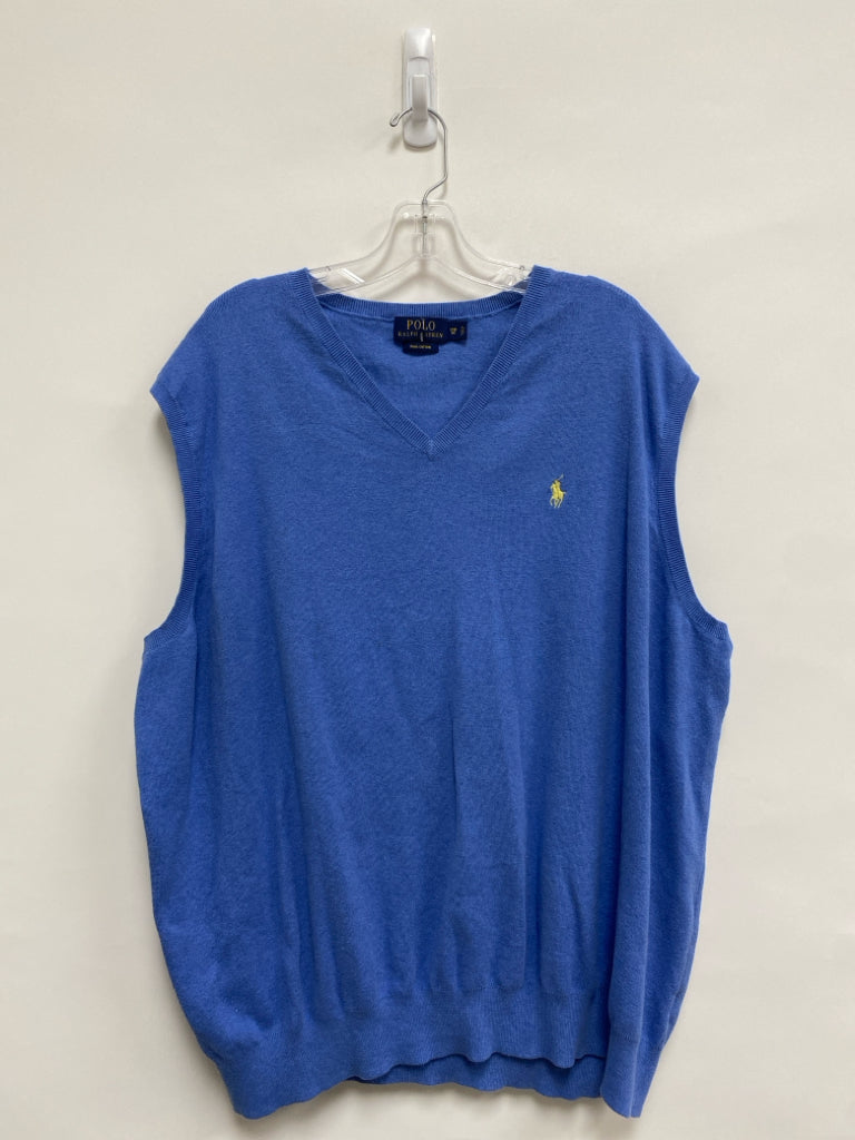 Polo Size 3X Blue Men&