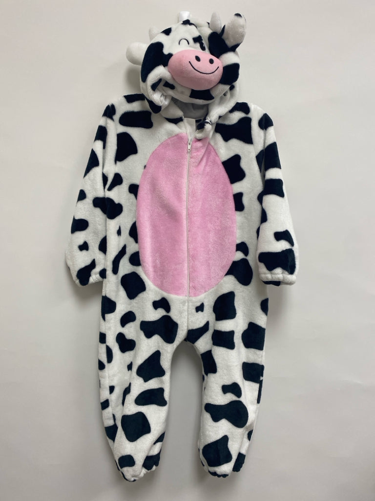 SIZE 6/7 White/Black Cow Girl&
