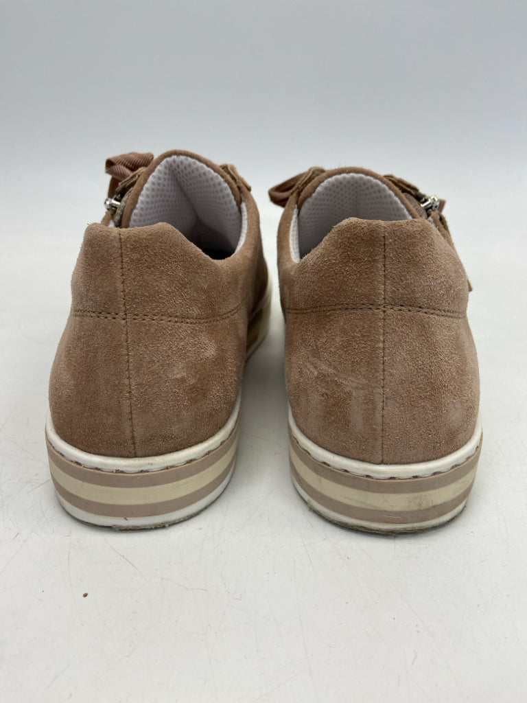 Gabor US Shoe Size 10.5 Blush Lace-up Sneakers