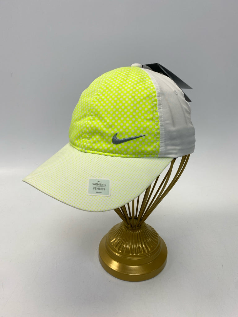 NWT Nike Neon Yellow White Dots Misc. Hat
