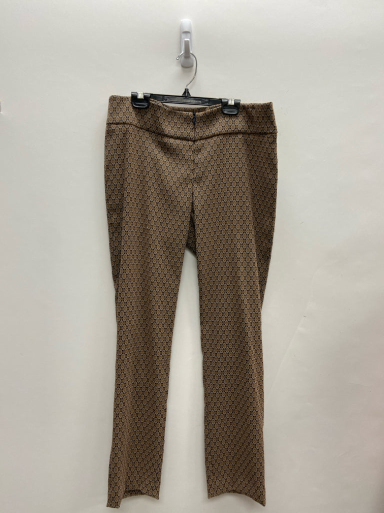 WORTH Size 6 Navy Orange Medallion Ladies Pants