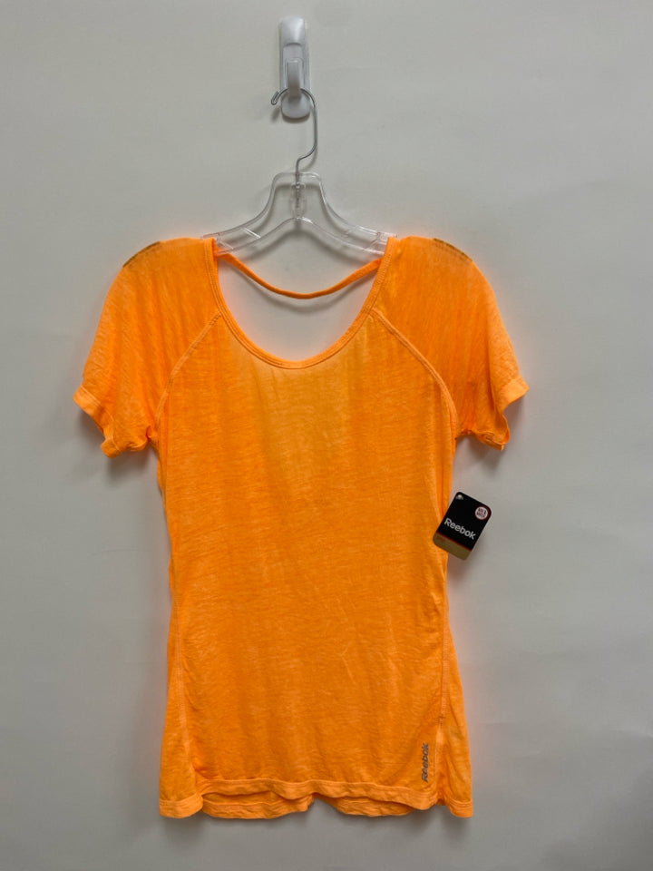 NWT Reebok Size XS Neon Orange Athletic Top