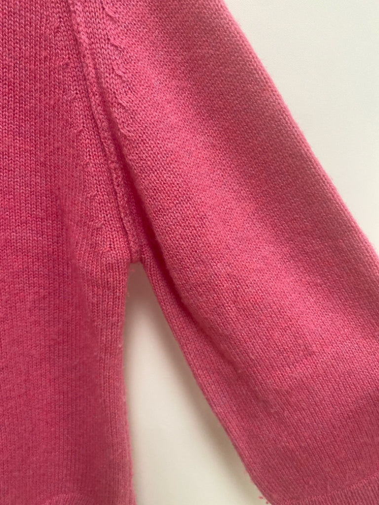 BROCHU WALKER Size S Pink White Wool Blend Ladies Sweater