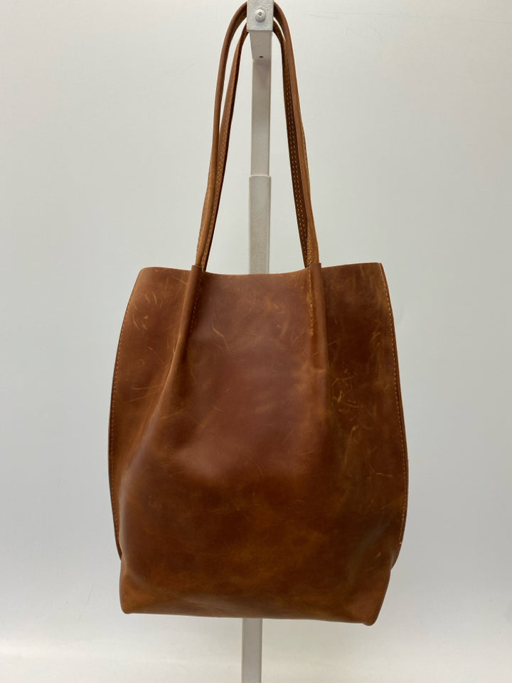 Old Town Leather Brown Leather Handbag