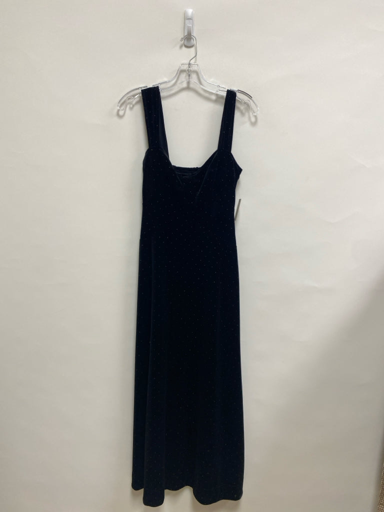 NWT Maeve Size XS Black Multi Color Speckles Sleeveless Velour Ladies Dress