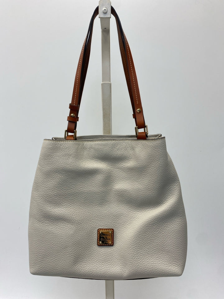 NWT Dooney &amp; Bourke Pale Gray Brown Handbag