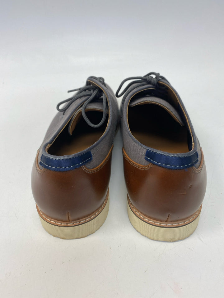 Steve Madden Size 11.5 Gray Lace-Up Men&