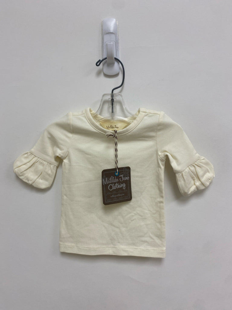 NWT Matilda Jane SIZE NB Ivory Puff Sleeve Girl&