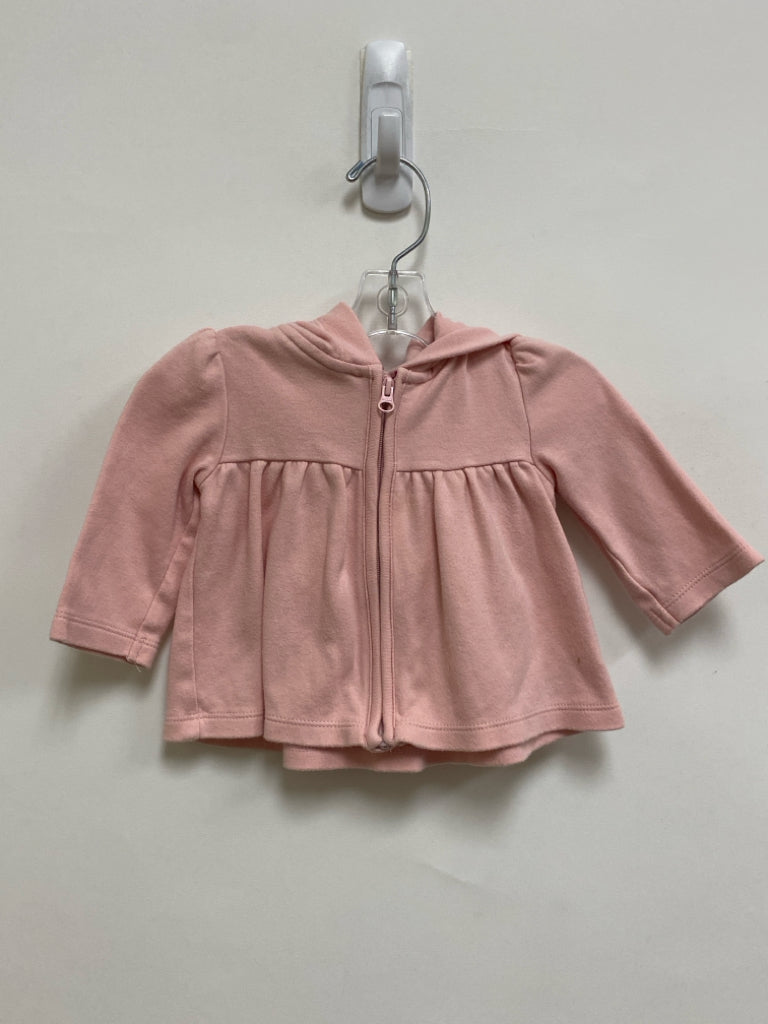 Chaps SIZE 3M Pink Zip Down Hooded Girl&