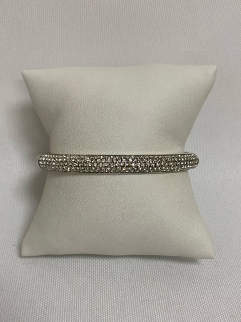 Brighton Silver Color Clear Oval(s) Bracelet