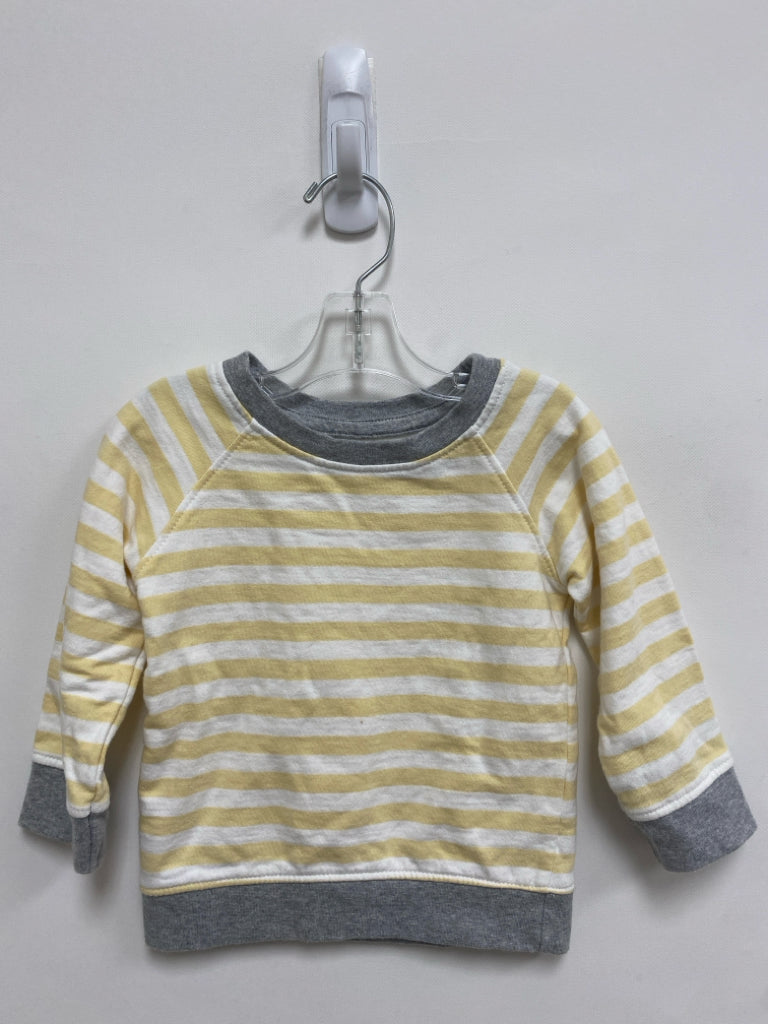 SIZE 9-12M Yellow White Stripe Boy&