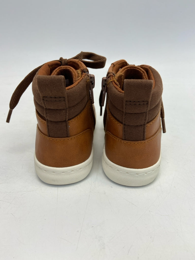 NWOT Cat &amp; Jack SIZE 10 Brown Lace-Up Boy&