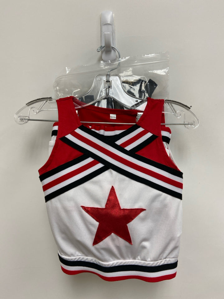 SIZE 5 White Red/Black Stars Girl&