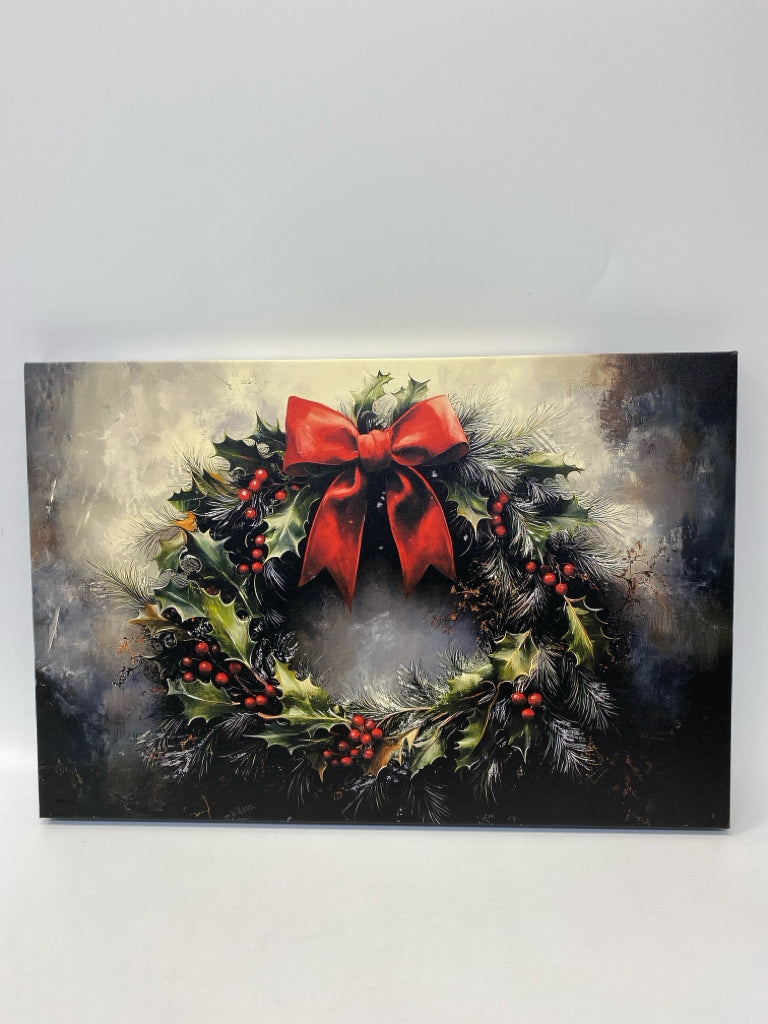 Green Red Ribbons Christmas