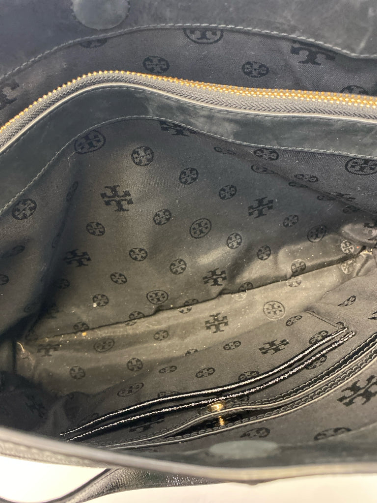 Tory Burch Black Zipper Handbag