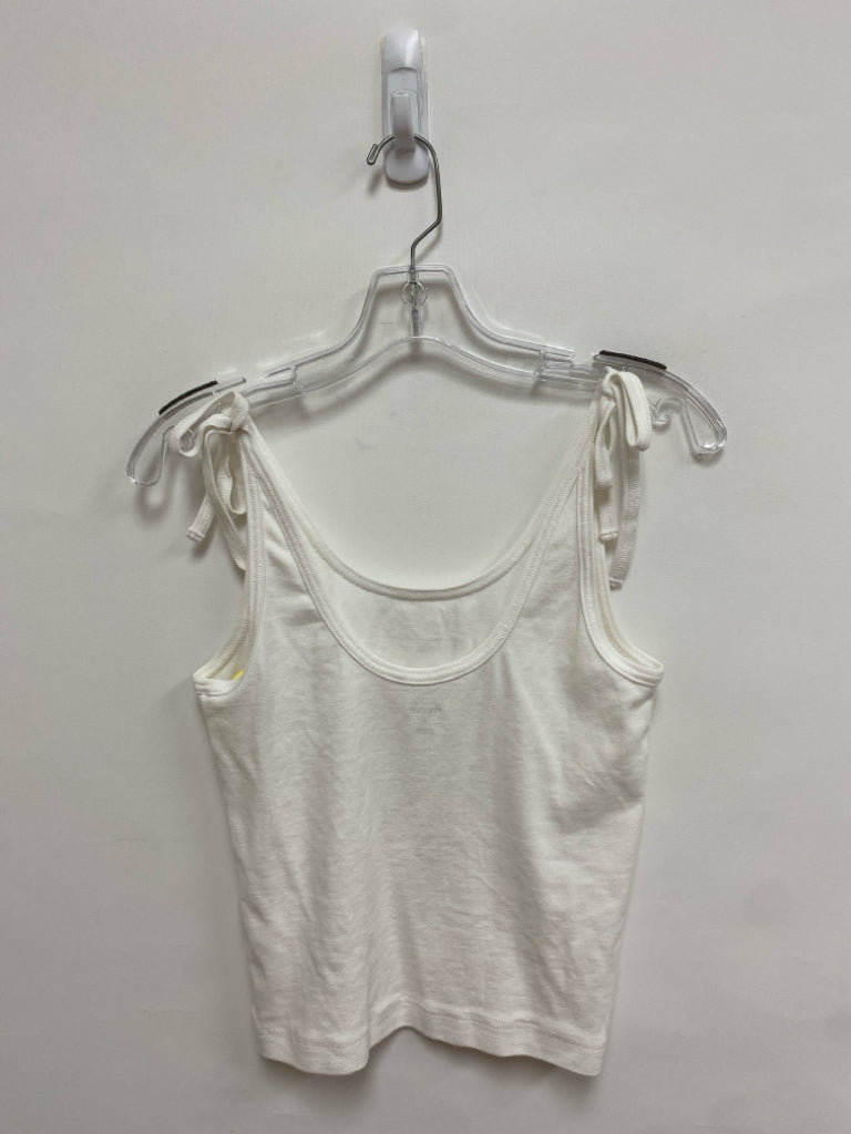 Maeve Size M White Tank Ladies Top