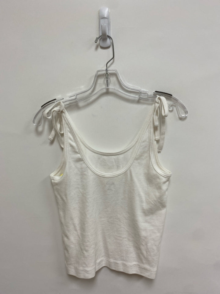 Maeve Size M White Tank Ladies Top