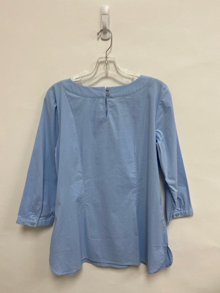 NWT Talbots Size M Powder Blue 3/4 Sleeve Ladies Top