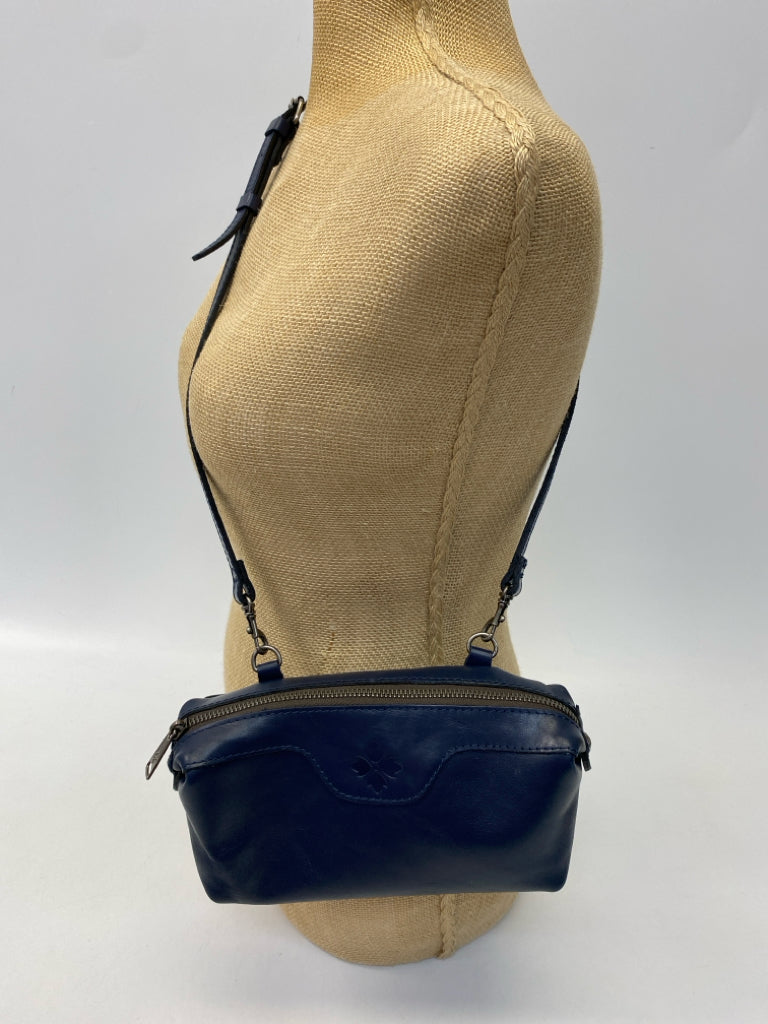 Patricia Nash Navy Leather Crossbody