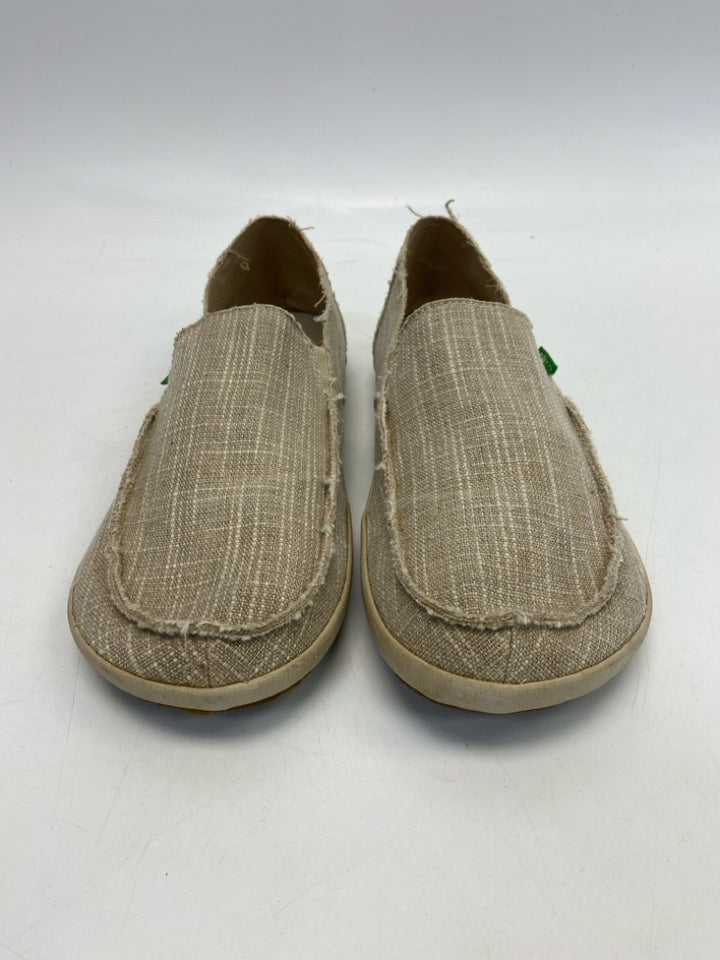 Sanuk Size 11 Cream Men&