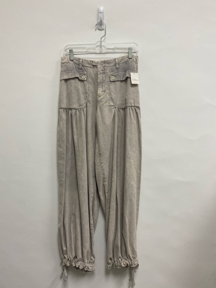We The Free Size 28 Gray Pleated Joggers Ladies Jeans