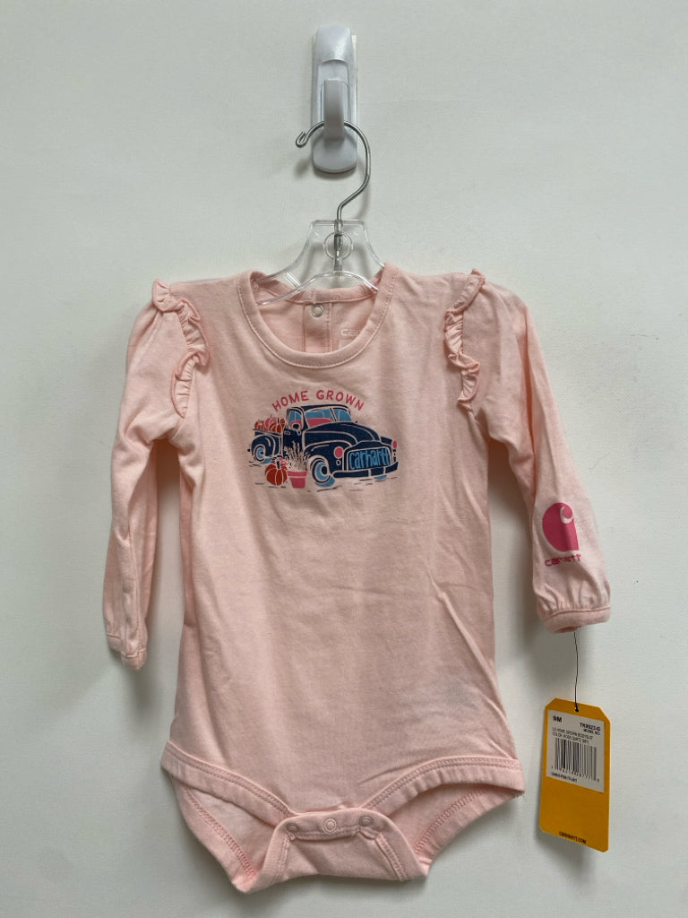 NWT Carhartt SIZE 9M Pale Pink Trucks Girl&