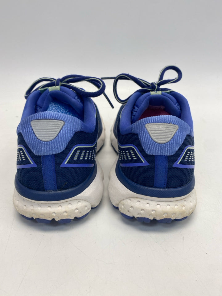 Brooks  Size 8.5 Dark Blue Periwinkle Lace-up Sneakers