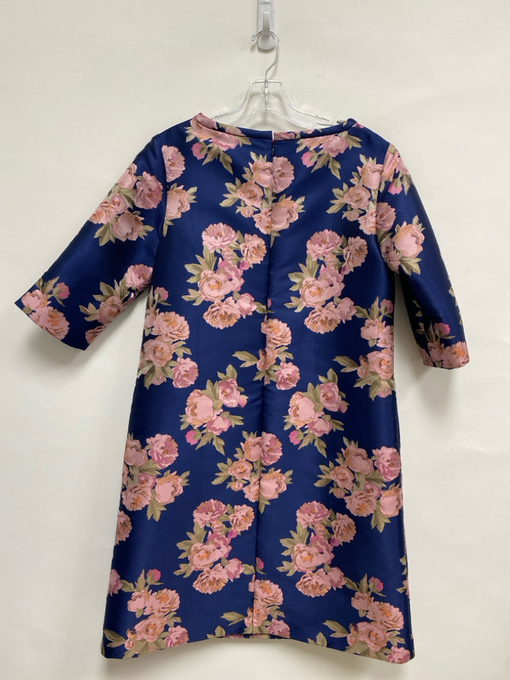 NWT Size 10 Navy Pink Floral Ladies Dress
