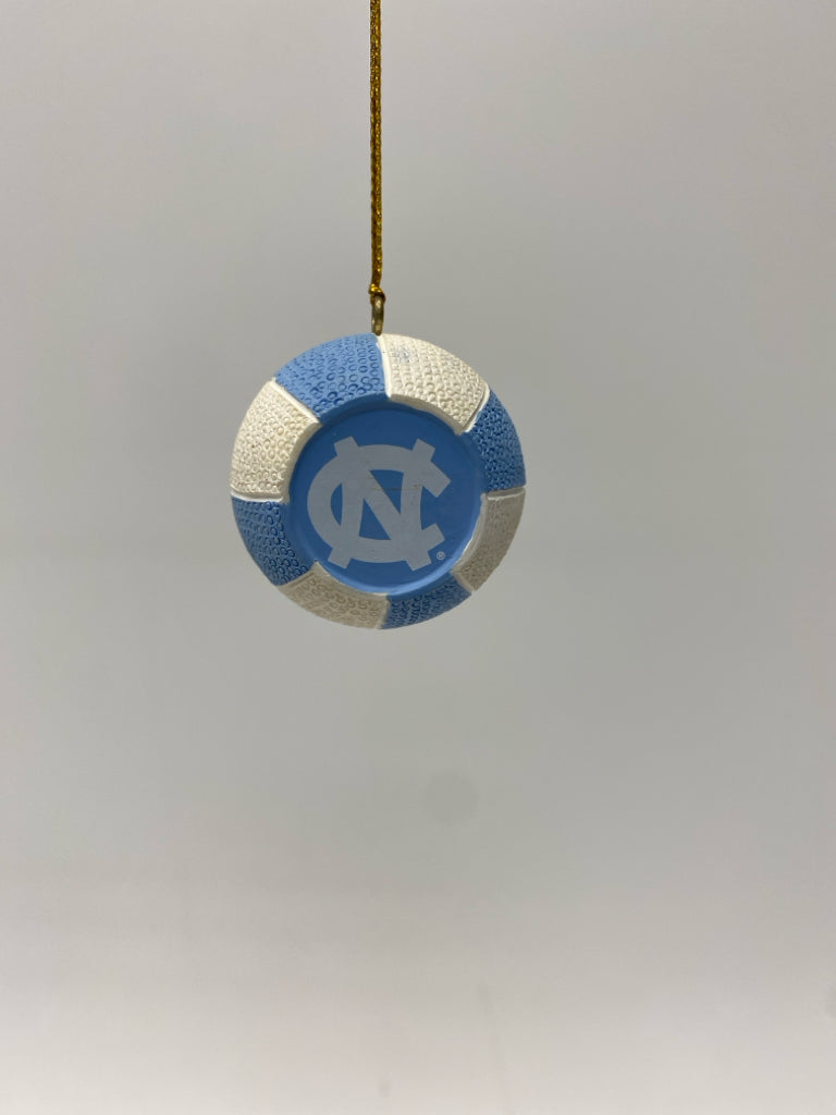 White Blue UNC Ornaments