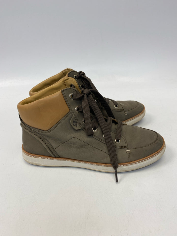 Sperry US Shoe Size 8 Brown Lace-up Leather Boots