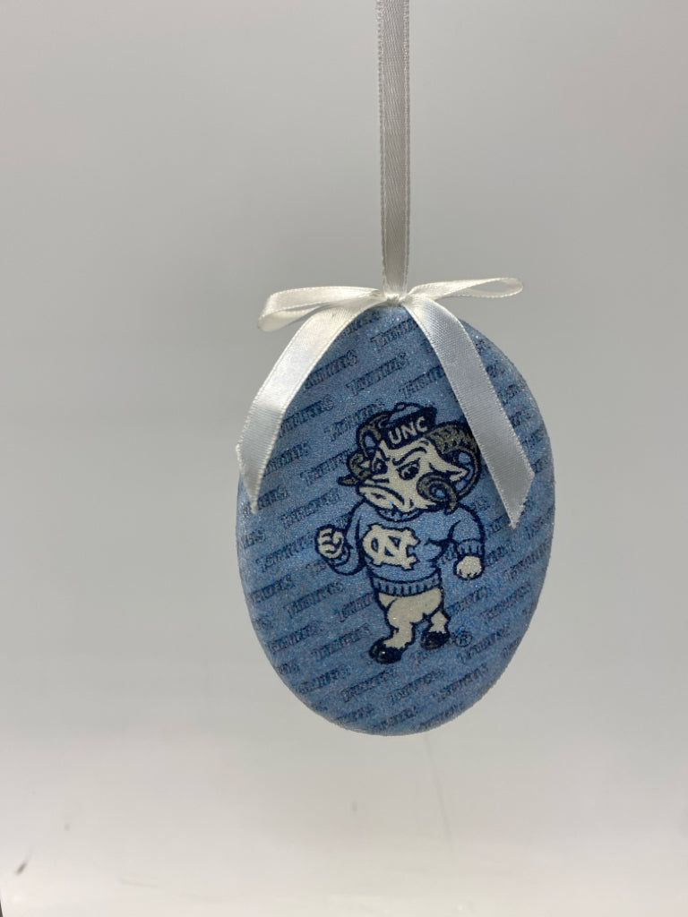 Blue White UNC Ornaments