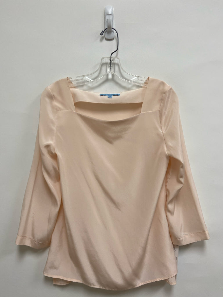 NWT Antonio Melani Size XS Pale Peach Silk Ladies Top